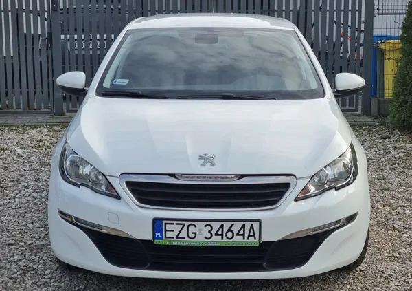 samochody osobowe Peugeot 308 cena 33500 przebieg: 232000, rok produkcji 2017 z Łódź